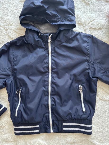 Bunda/ větrovka- v.6/7 let modré barvy, rebel,122