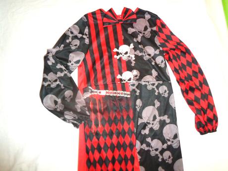 Karneval - overal klauna haloween - 7 - 8 let, 