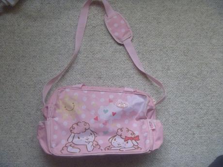 Růžová taška baby annabell, 
