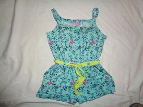Tyrkysový overal s mořskými koníky 98/104, dopodopo,98