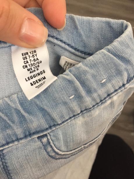 Džegíny, h&m,128