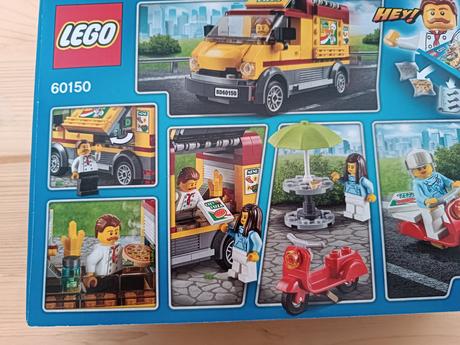 Lego city 60150 dodávka s pizzou, 