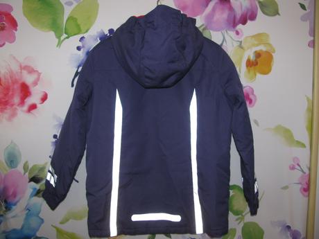 Fialová zimní bunda s kapucí, pepperts,134