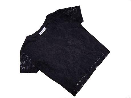 Dívčí krajkové tričko fb sister vel.158/164, 158