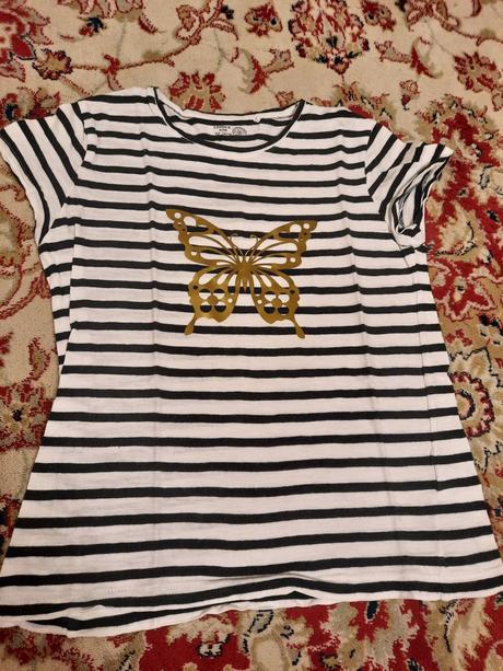 Tričko s motýlem, lindex,134