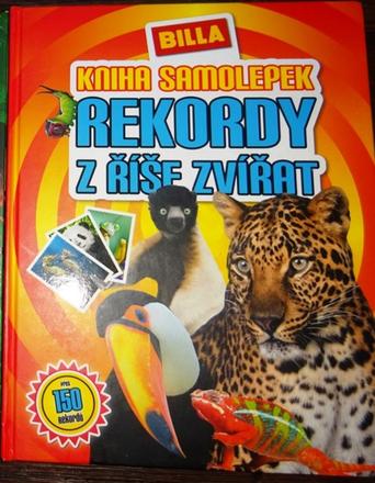 Samolepkové album rekordy z říše zvířat,
