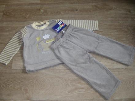 Sametová souprava vel. 74/80, lupilu,74