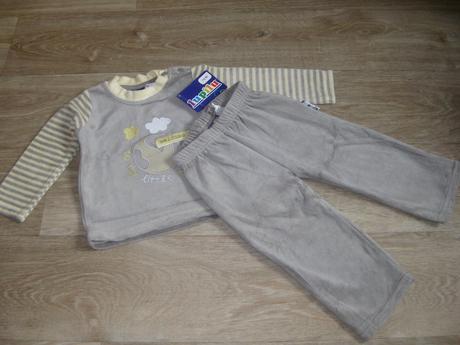 Sametová souprava vel. 74/80, lupilu,74