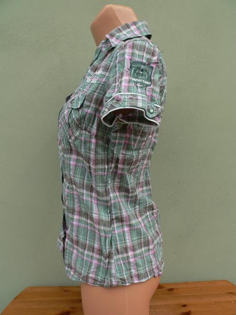 Károvaná košile halenka top fresh made - vel.m, m