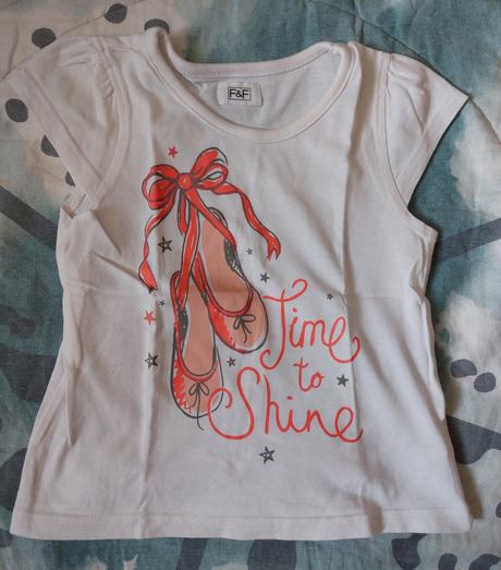 Tričko baletní střevíčky, f&f,92