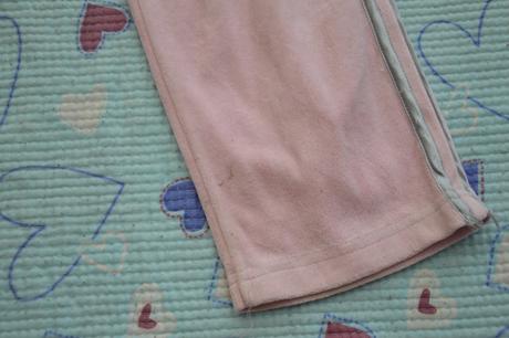 Růžová froté, plyšová tepláková souprava, c&a,122