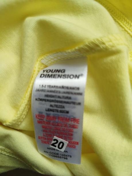 Tričko zn. young dimension vel.92, young dimension,92