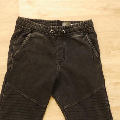 Cerne kalhoty v pase do gumy 140 h&m dzinovy vzhle, h&m,140