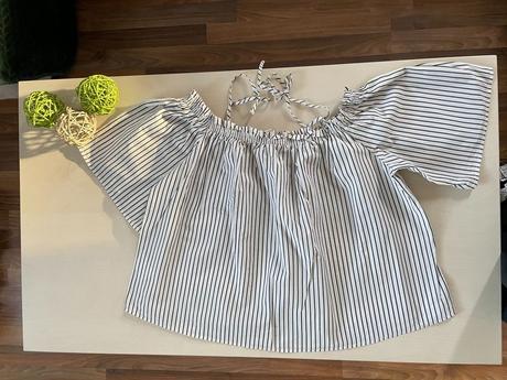 Volný top na ramena, vel xl i více, hm, h&m,xl