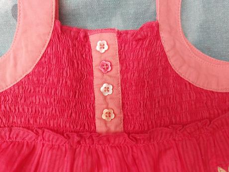 Letní overal s výšivkou, f&f,74