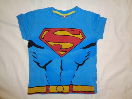 Super modré tričko superman, next,80