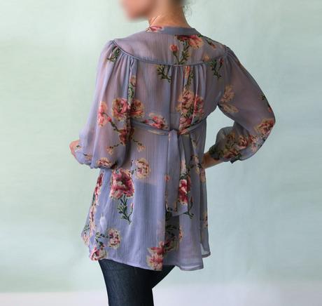 Romantická květovaná halenka topshop vel. 34, topshop,34 / xs