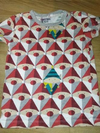 Vánoční tričko se santy 98 next, 98