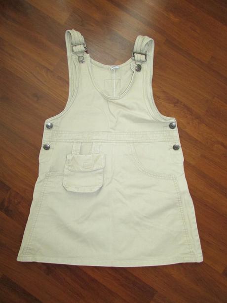 Béžové šaty, šatičky, 116