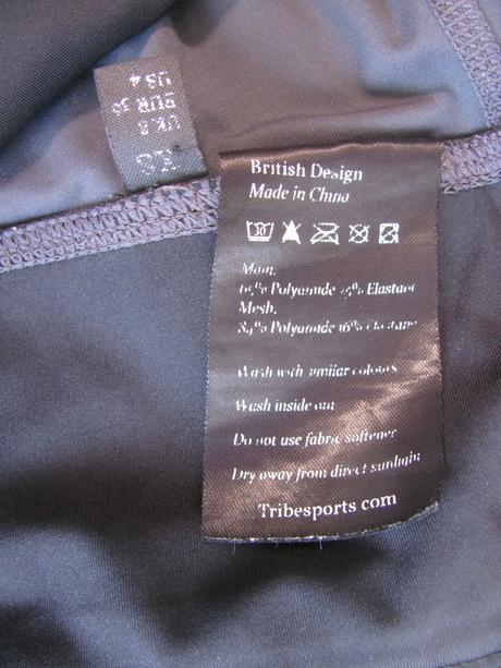 Sportovní elastické černo šedé legíny, xs