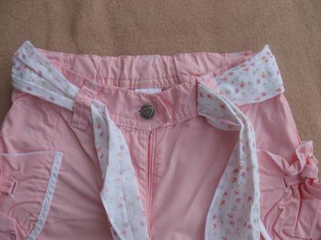 Plátěné 3/4 kalhoty, c&a,104