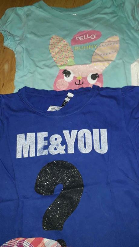 5x dívčí tričko, vel 4-5 let, 110