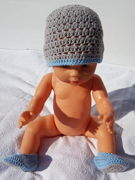 A30 chlapecký set - čepička a bačkůrky v. 50-56, 50 / 56