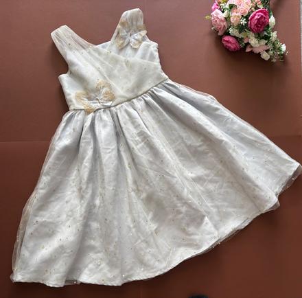 Ob/ šaty šedé - v.cca 5/6 let, monsoon,116