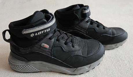 Chlapecké kotníkové boty, téměř nové, 34, lotto, lotto,34