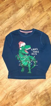 Dětské bavlněné triko dl.ruk. 146 reserved t-rex, 146