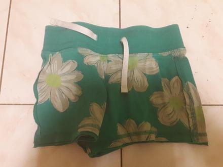 Zelené kraťasy s kytičky, next,110