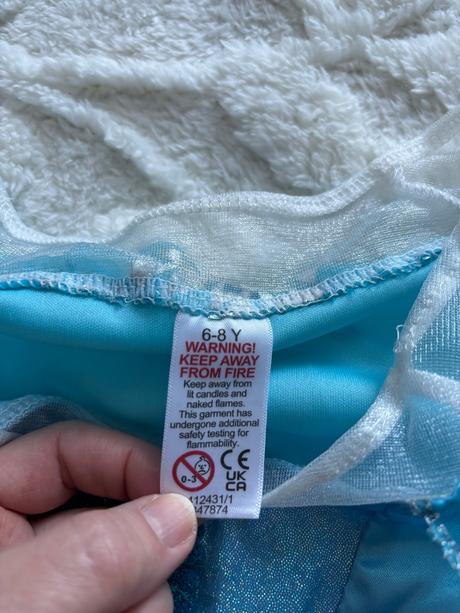 An27/ kostým elza frozen - v.6/8 let, 