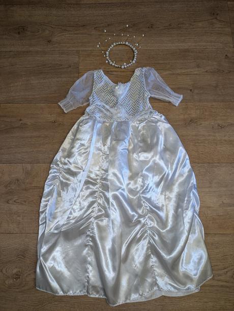 T365  kostým sněhová vločka, anděl vel. 5 - 6 let, 