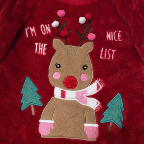 Vánoční heboučká huňatá mikina, 98