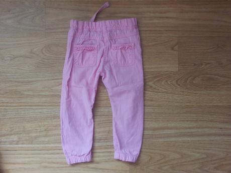 Sv. růžové letní kalhoty, vel. 1,5-2r., f&f,92