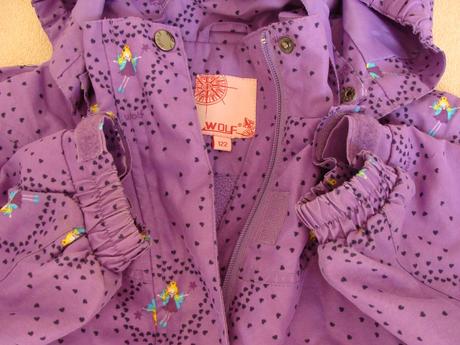 Jarní bunda podšitá fleecem, wolf,122