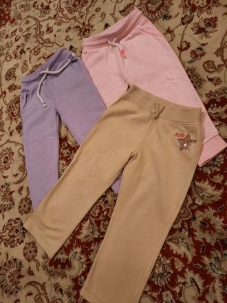 3x tepláky dívčí tepláky, next,98