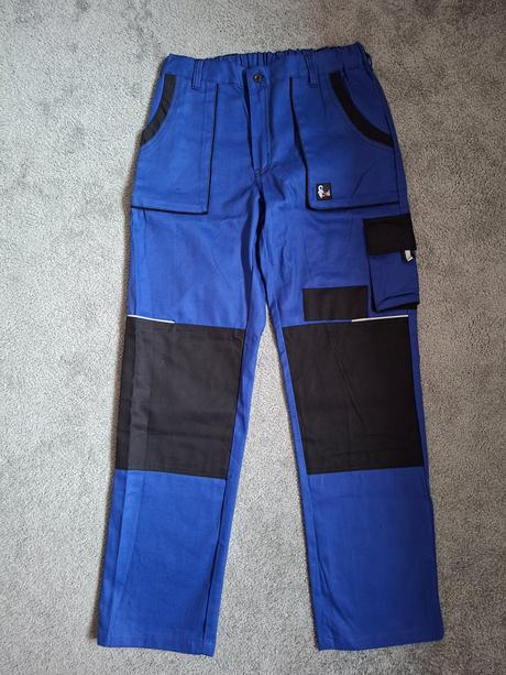 Dvoje bavlněné pracovní kalhoty, xl
