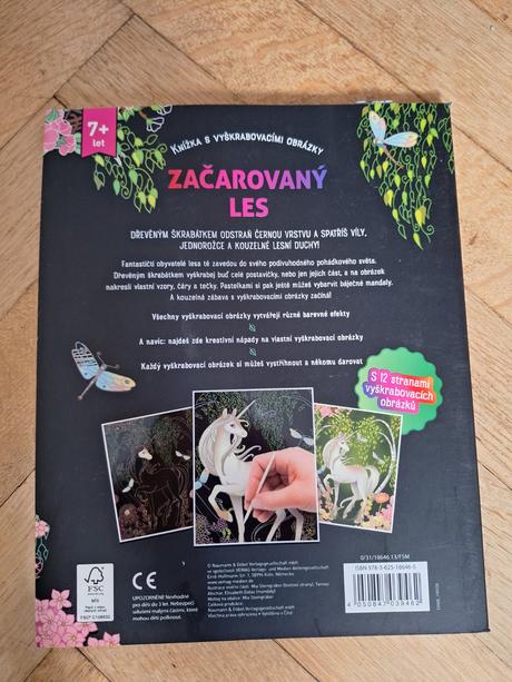 Knížka s vyškrábávacími obrázky, 