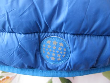 Přechodná prošívaná modrá bunda tchibo, tchibo,140