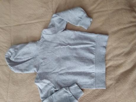 Dívčí šedá mikina 116, 116