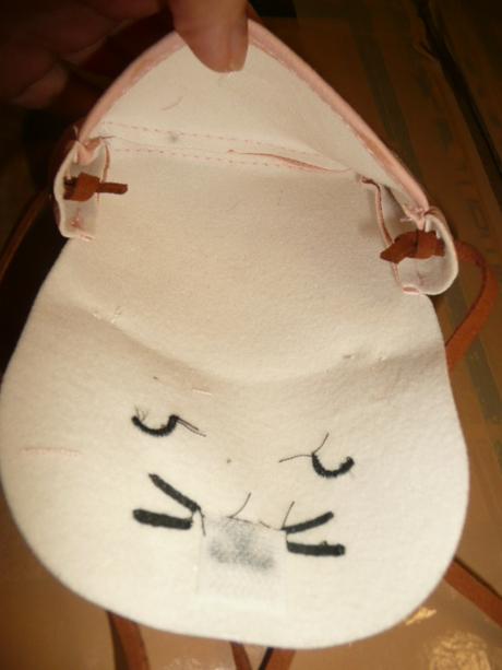 Kabelka malá kočka růžová, 