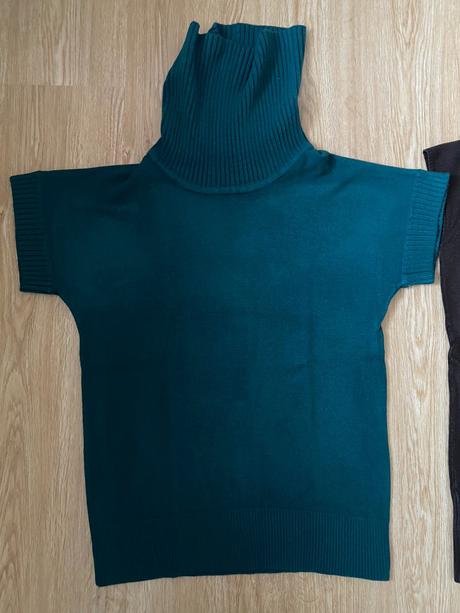 Dámské tuniky s rolákem a krátkým rukávem - camaie, camaieu,m