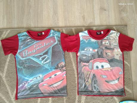 2 trička cars, disney,116