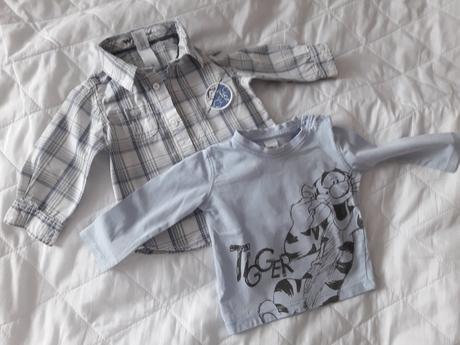 Komplet košile a trička tiger, disney, c&a,68