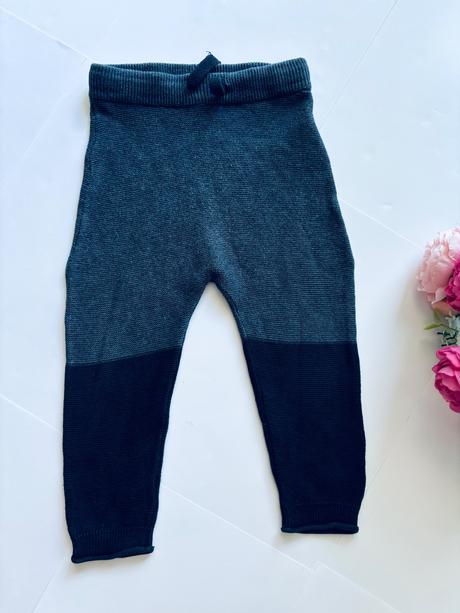 Kojenecké úpletové kalhoty - v.80, h&m,80