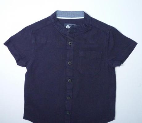 Bavlněné tm. modrá košile, rebel,92