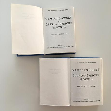 Česko - německý a německo - český slovník, 