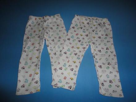 Spací či hrací gatě disney,vel. 1,5-2 roky, celkem, disney,86