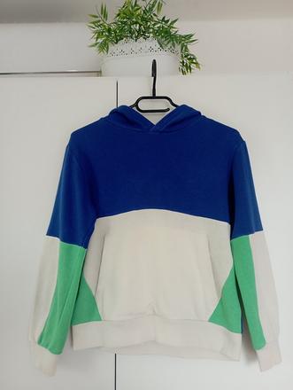 Hezká mikina s kapucí, h&m,134